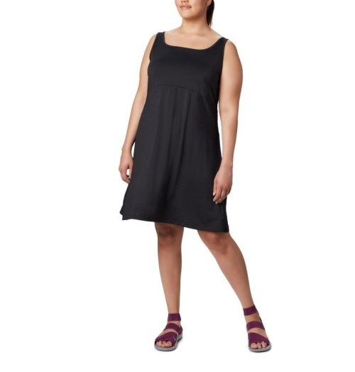 Women's Columbia PFG Freezer III Dress Black | Plus Size CA-CCA56